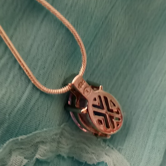 Amethyst pendant Sterling Silver With Chain 925 - Picture 4 of 4